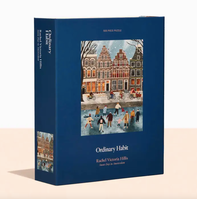 'Snow Day in Amsterdam' 500 Piece Puzzle