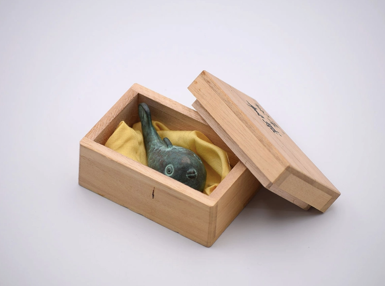 Solid Brass "Fugu" Book Weight