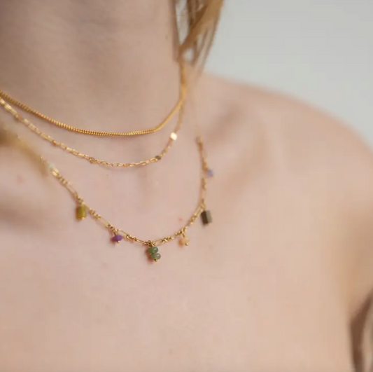 Desert Bloom Necklace in Gold