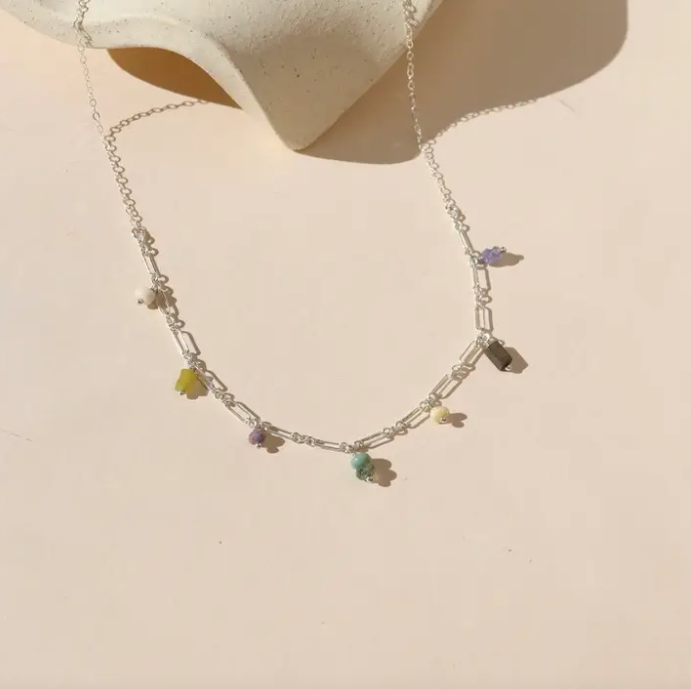 Desert Bloom Necklace in Sterling Silver