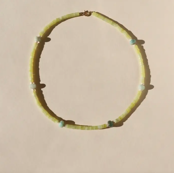 Sunlit Jade Necklace