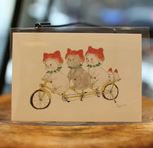 Strawberry Cats Post Card