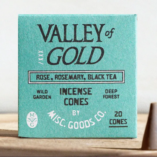 Valley of Gold Incense Cones