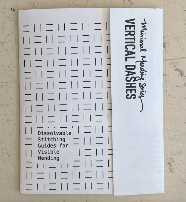 Vertical Dashes Mending + Embellishment Transfers