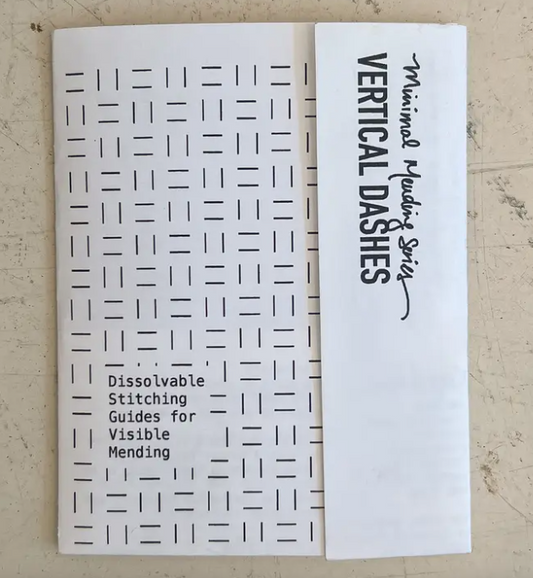 Vertical Dashes Mending + Embellishment Transfers