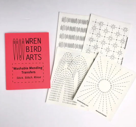 Washable Mending Patterns #2Red