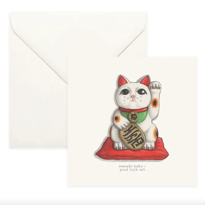 Maneki Neko Mini Cards Set