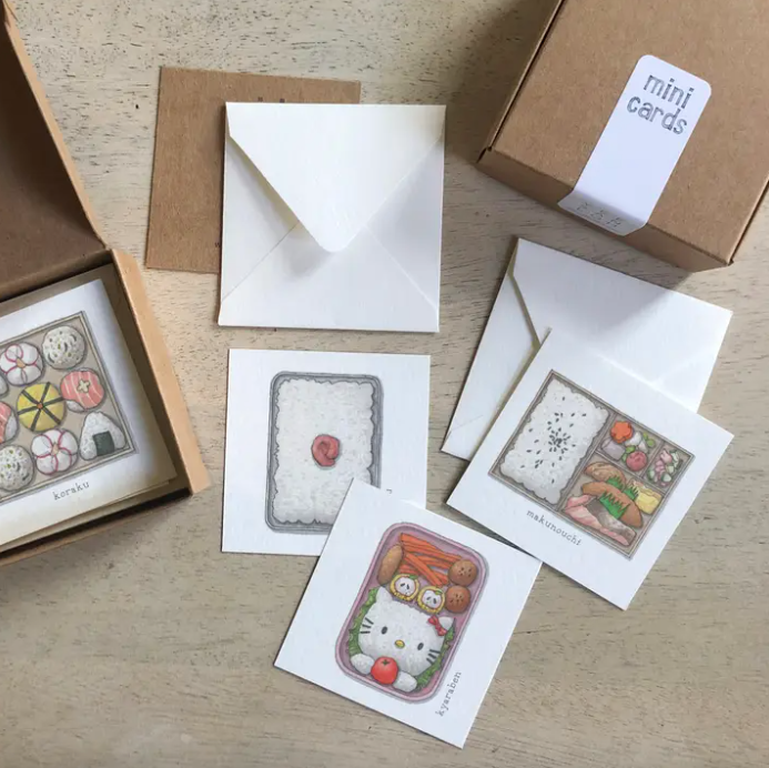 Bento Boxes Mini Cards Set