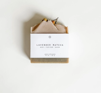 Lavendar Matcha Body + Face Bar