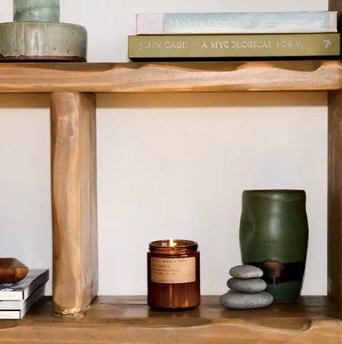 Amber and Moss Candle