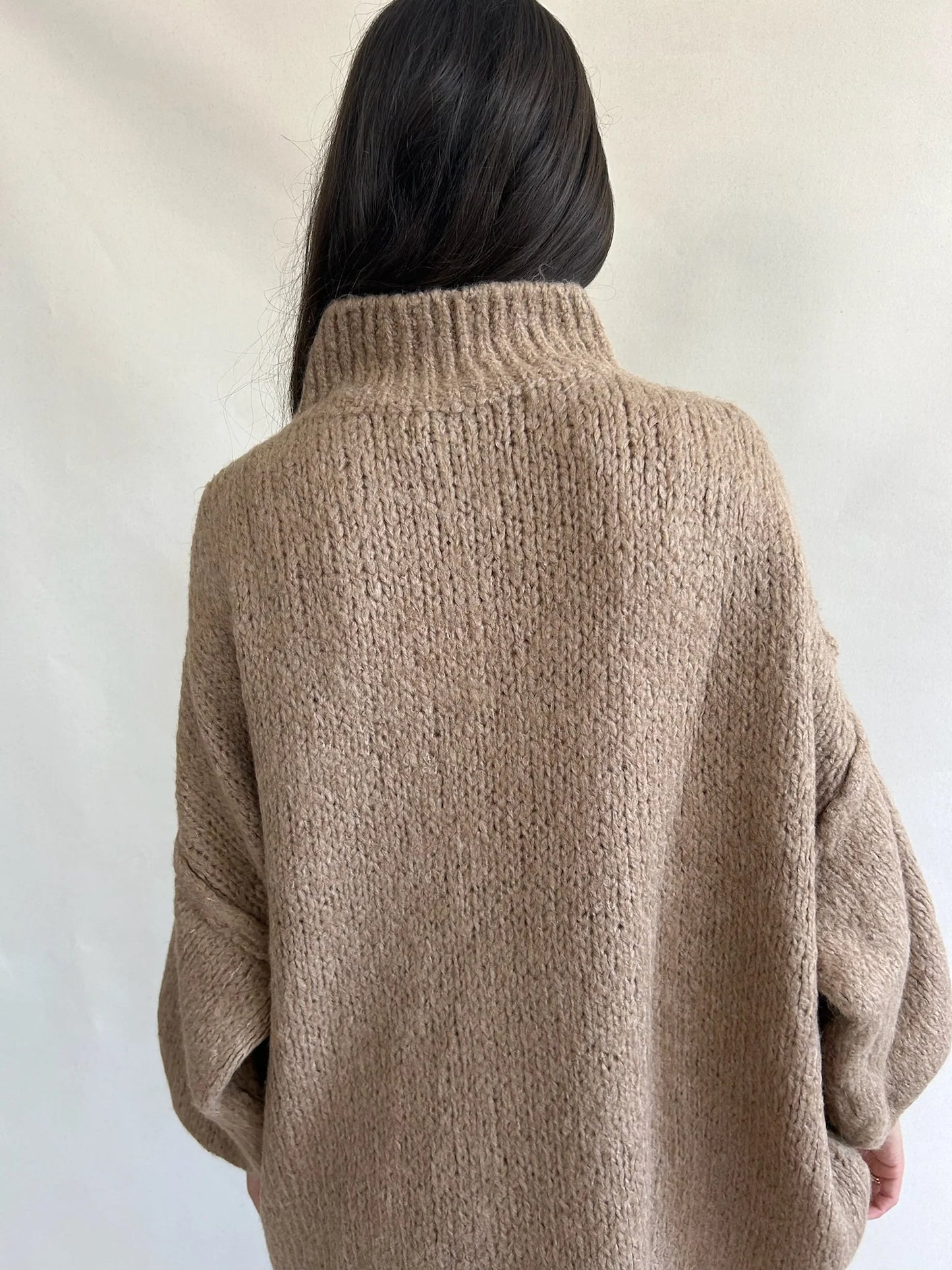 Mock Neck Cloud Sweater