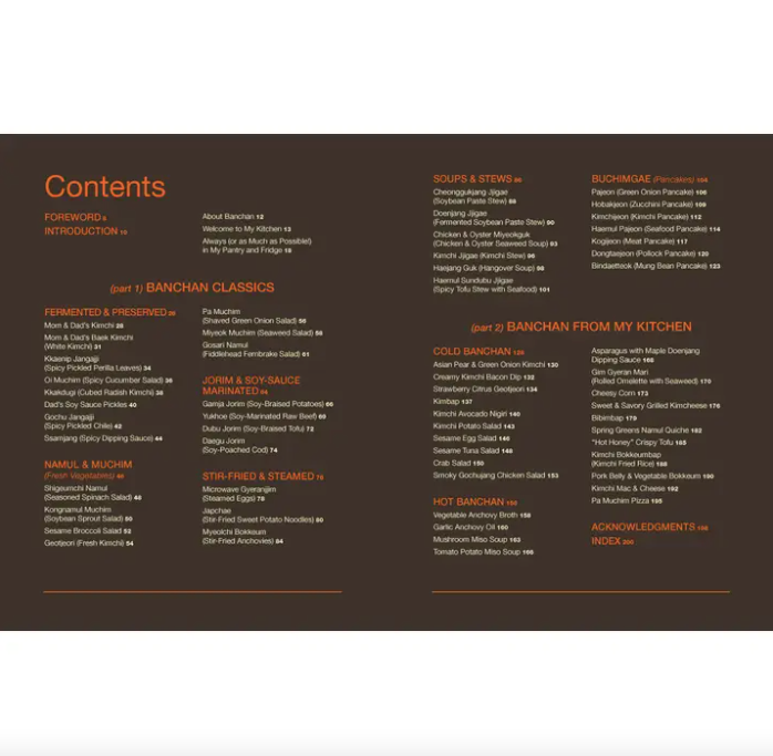 Banchan, A Recipe Book of Korean Shared Sides