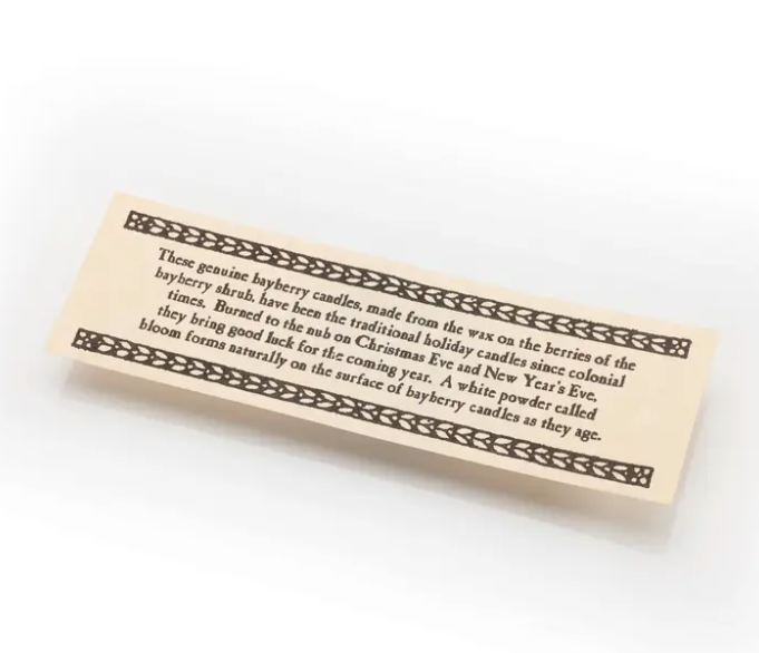 Real Bayberry Taper Candle Set