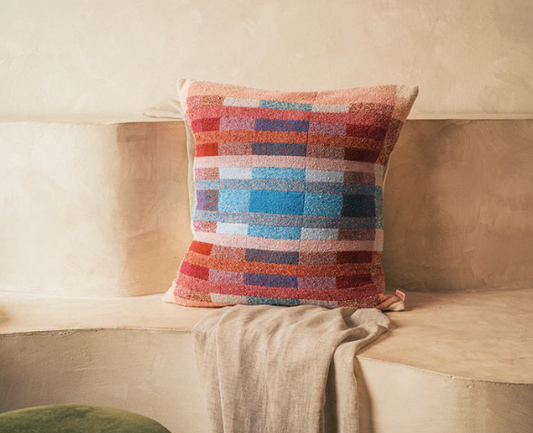 Sorbet Handwoven Pillow #5