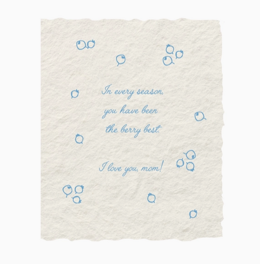 Berry Best Mom Card