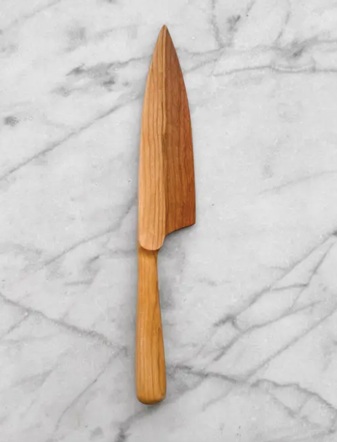 Cake Knife in Cherry Wood