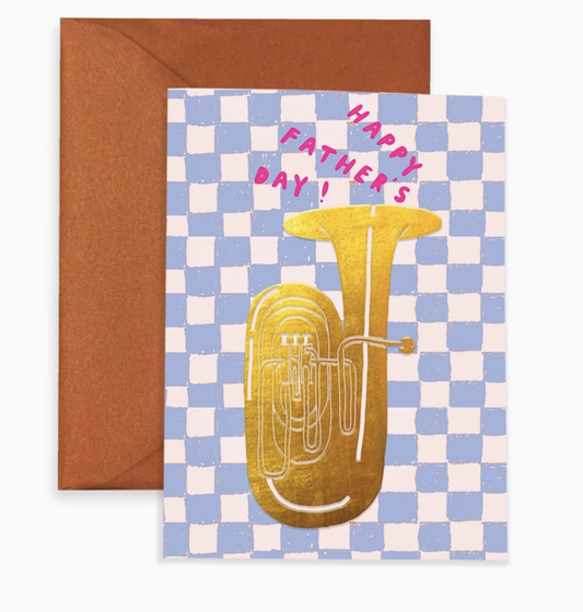 Tuba For Dad, Father's Day Card