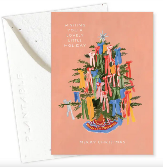 Christmas Bows Mini Card