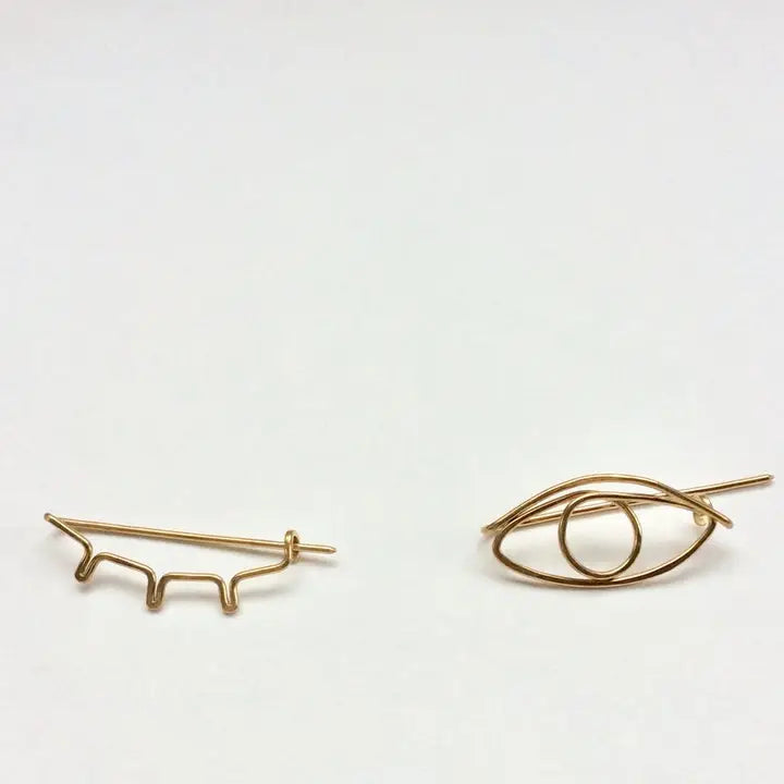 Hand Formed Eye Pin