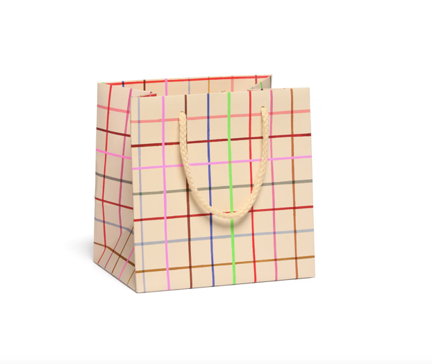 Color Grid Gift Bag- Small