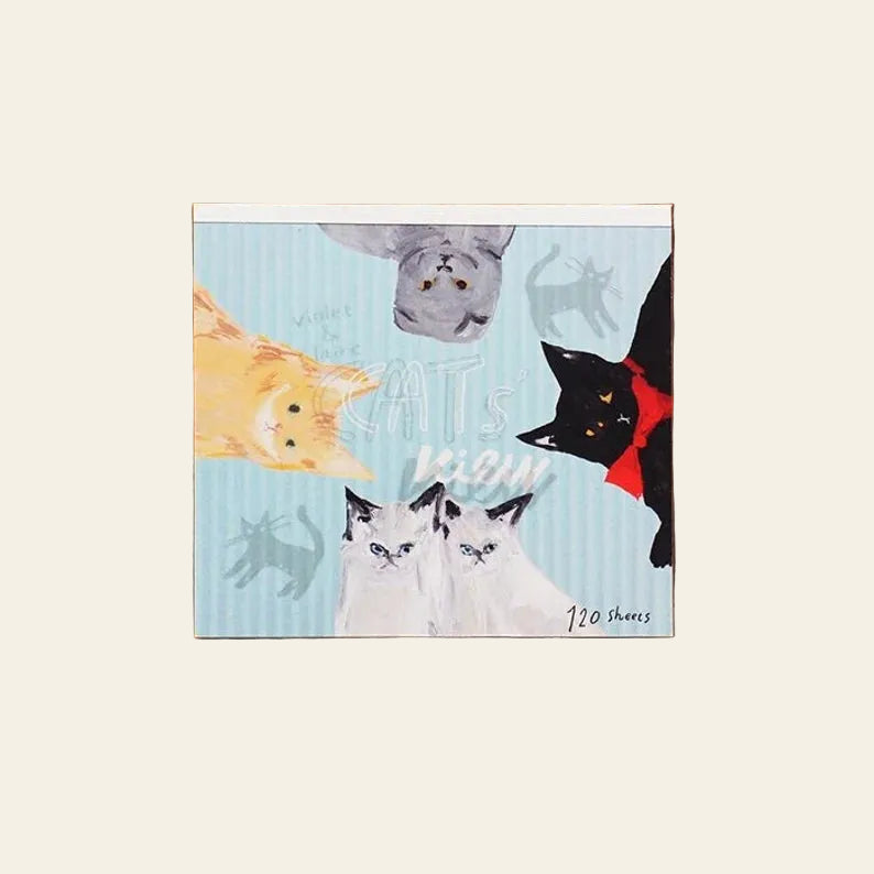 'Cat's Meow' Block Memo Pad