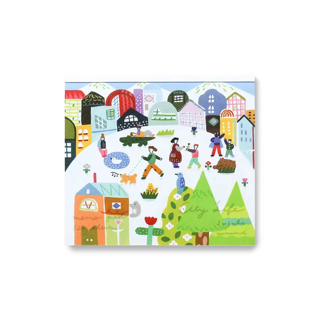 'City Life' Block Memo Pad