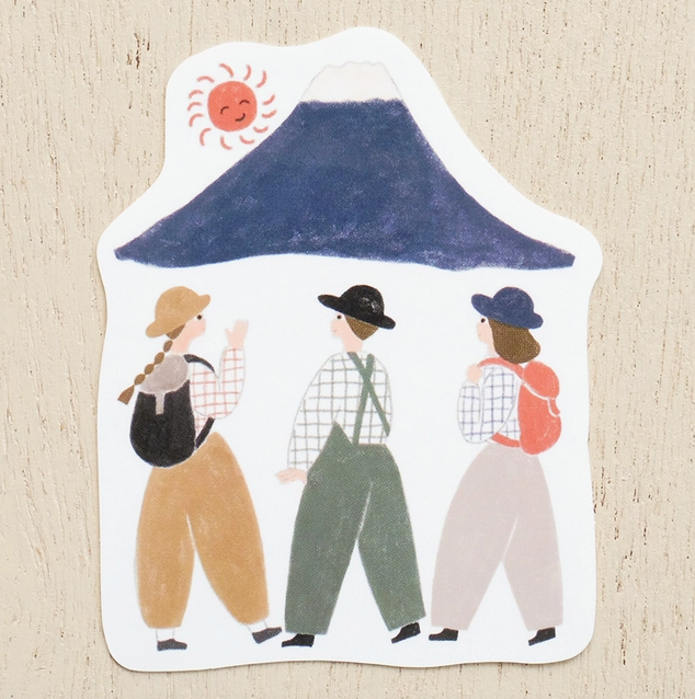 Mt. Fuji Hikers Sticker
