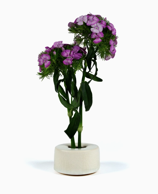 Ikebana Vase, Cracked Quartz