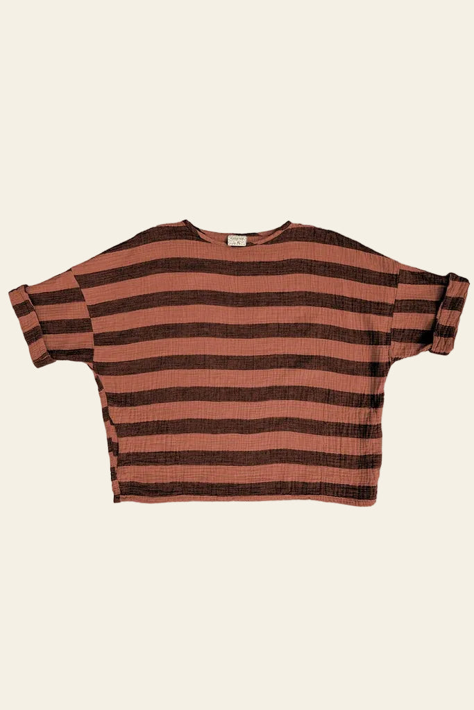The Izzy Top in Terracotta
