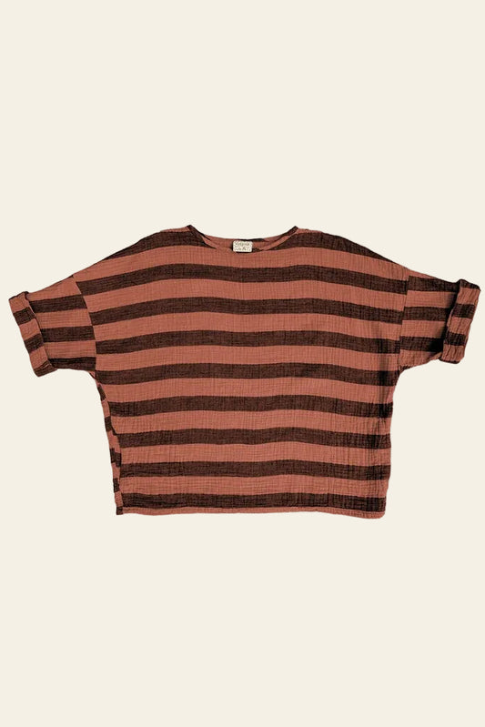 The Izzy Top in Terracotta