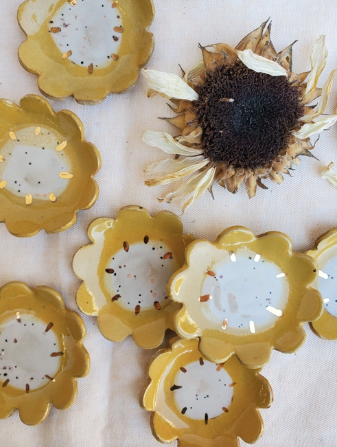 Small Flower Ring Dishes