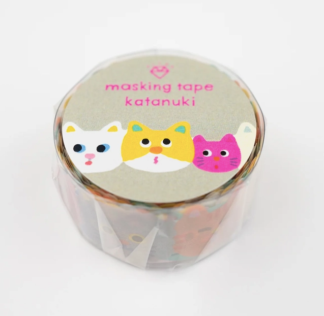 Cute Cat Faces Washi Tape