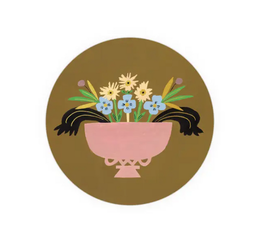 Flower Bouquet Coaster Set