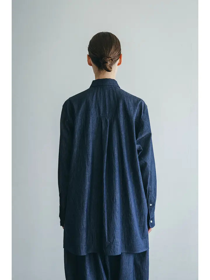 Devika Indigo Denim Shirt