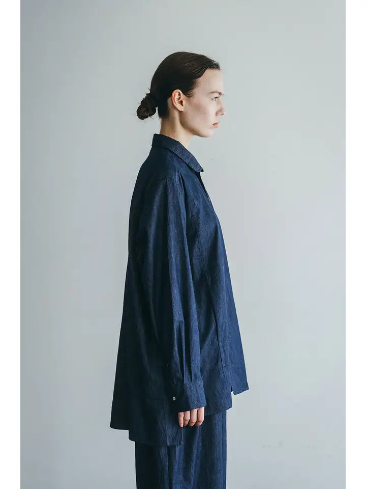 Devika Indigo Denim Shirt
