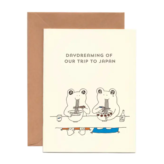 Our Trip To Japan Greeting Card