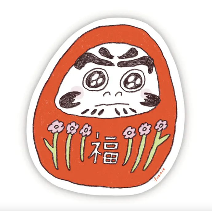 Daruma Sticker