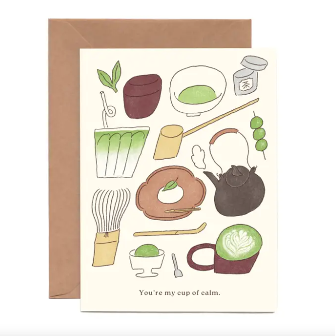 Matcha Greeting Card