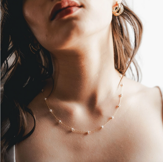 Freshwater Pearl Chain Necklace