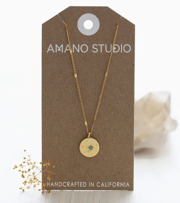 Estrella Necklace, Turquoise
