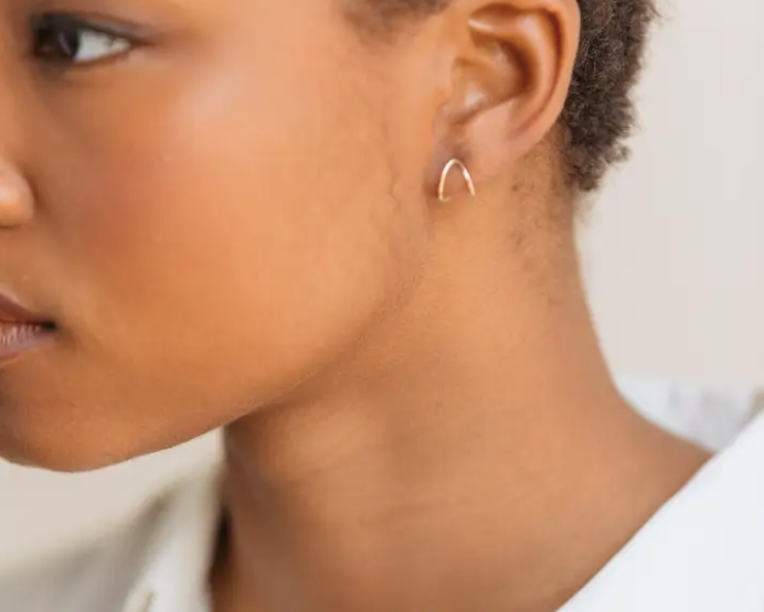 Ear Huggers in Gold