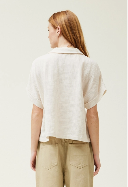 Cotton Gauze Short Sleeve Shirt