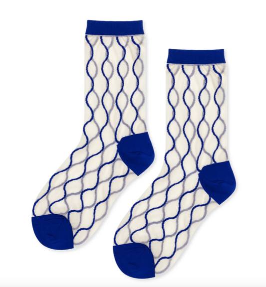City Pop Sheer Crew Sock