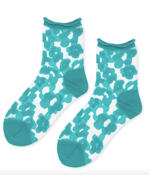 Pop Sheer Short Crew in Sea Green