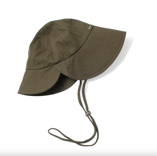 Washed Olive Tulip Bucket Hat