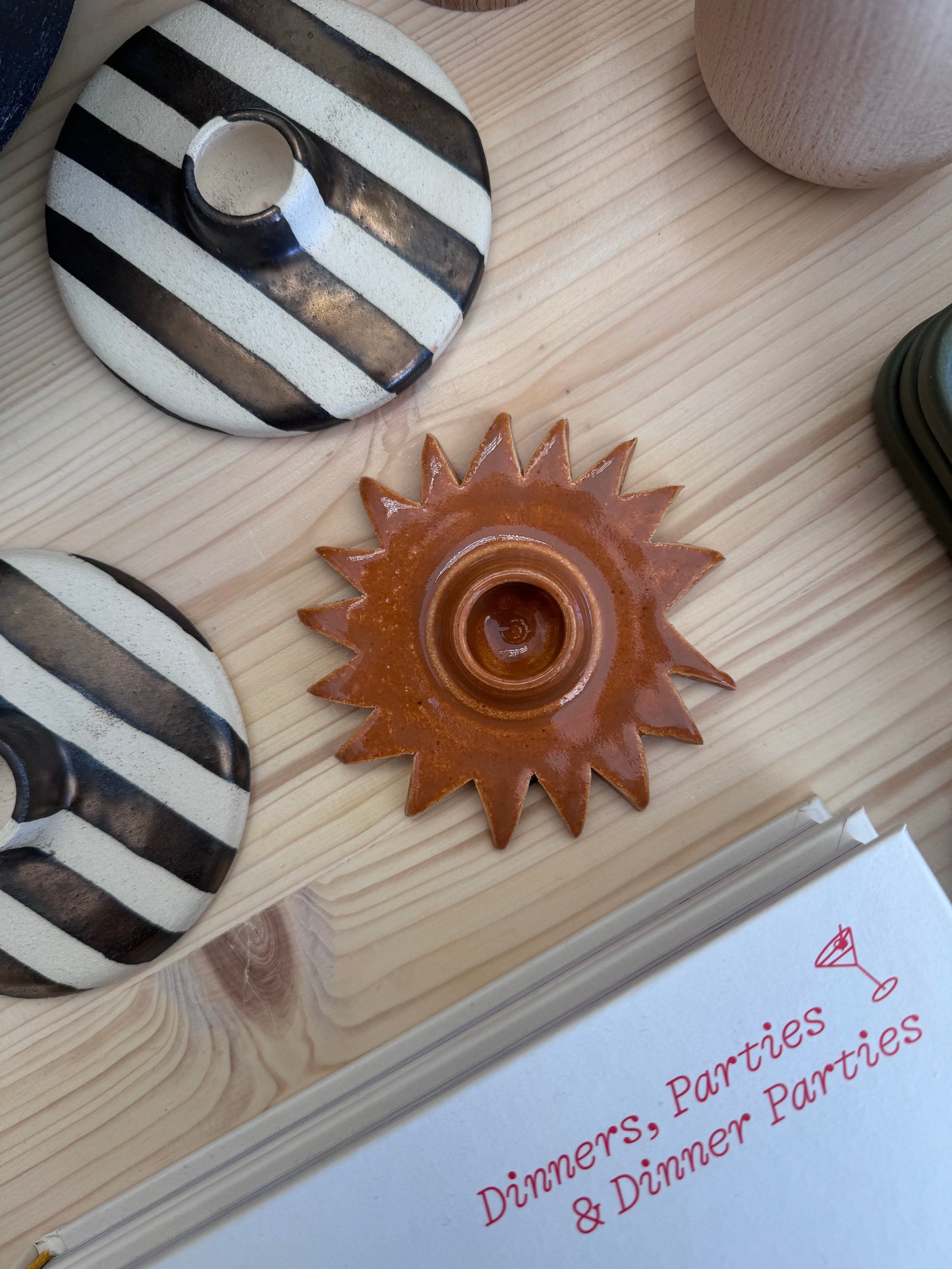 Sunburst Candle Holder