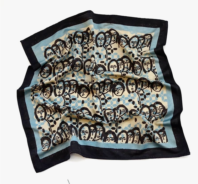 Faces Bandana Scarf