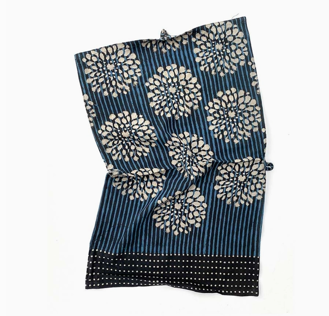 Indigo Organic Cotton Tea Towel