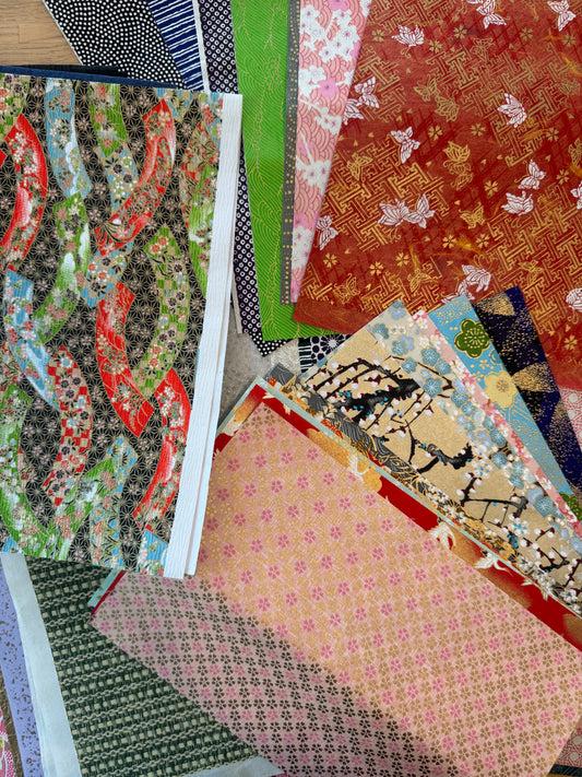 Japanese Washi Papers in Assorted Sizes