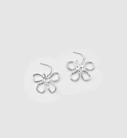 Flora Medium Hoops